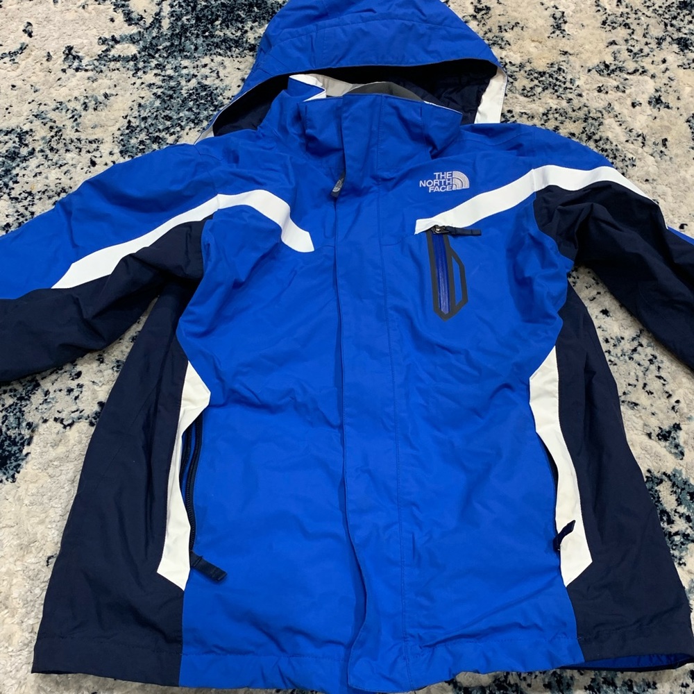 NorthFace boys Large blue coat/jacket